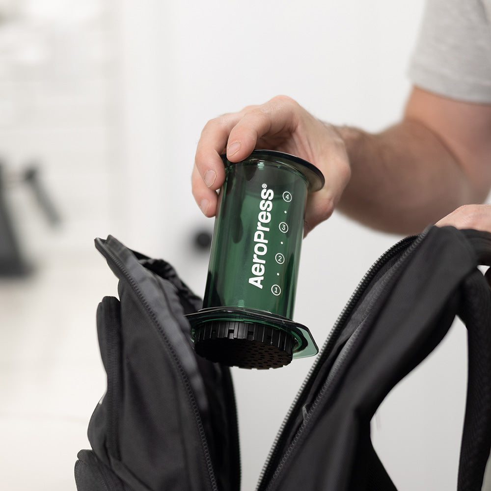 AeroPress Clear Coffee Maker Green