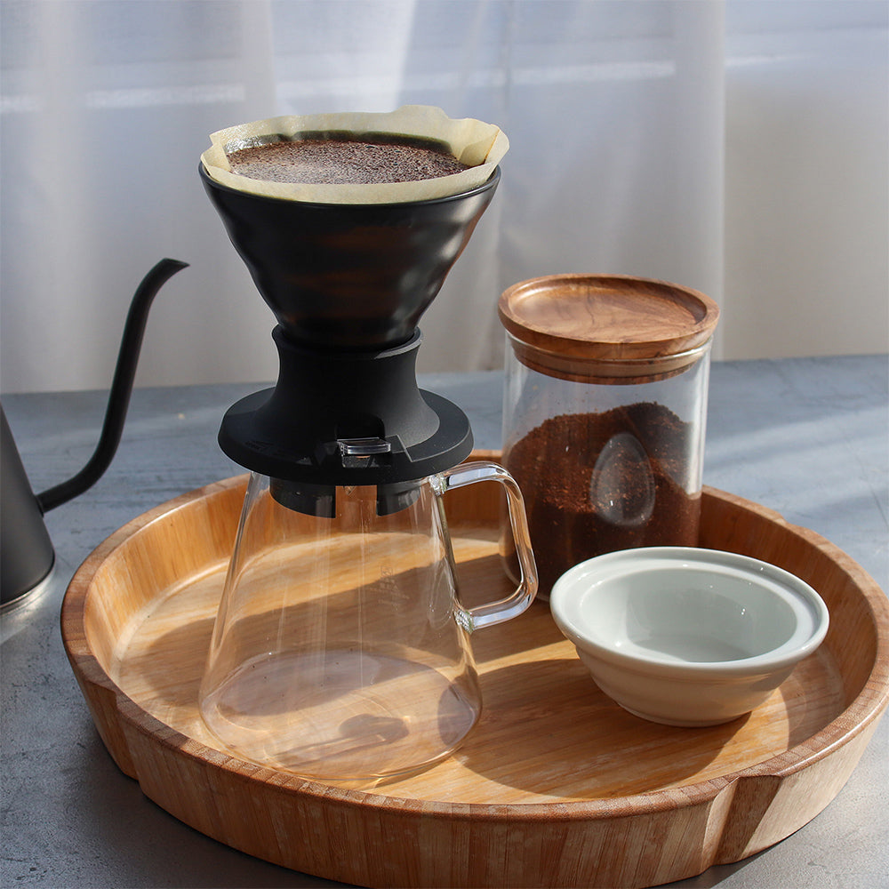 Hario Switch V60 Ceramic Immersion Dripper - Smokey Black Size 02