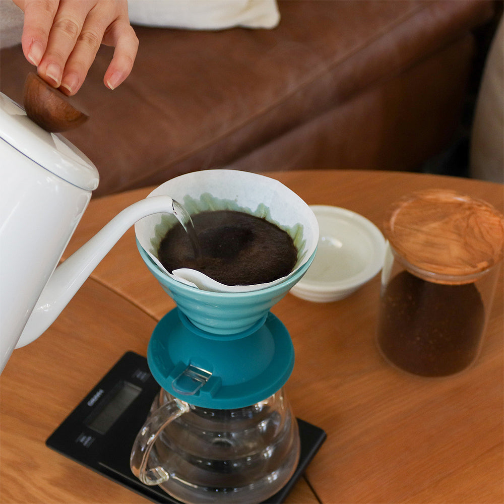 Hario Switch V60 Ceramic Immersion Dripper - Tropical Turquoise Size 02