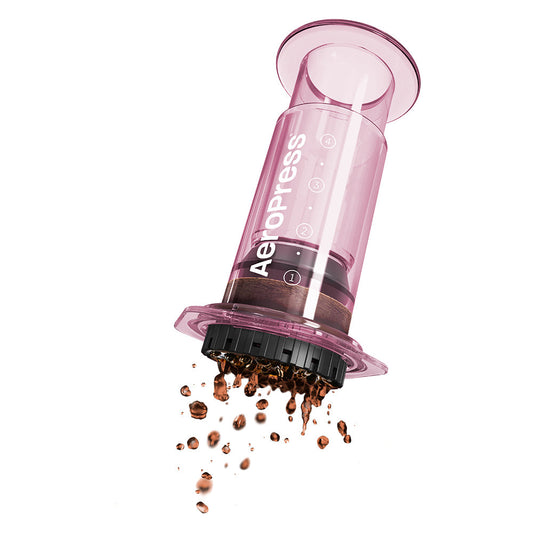 AeroPress Clear Coffee Maker Pink