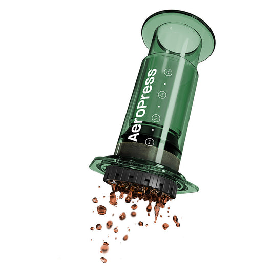 AeroPress Clear Coffee Maker Green