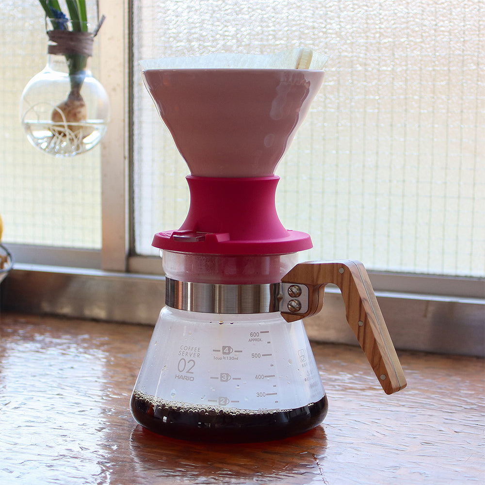 Hario Switch V60 Ceramic Immersion Dripper - Berry Pink Size 02