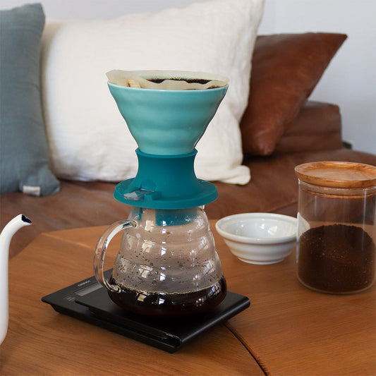 Hario Switch V60 Ceramic Immersion Dripper - Tropical Turquoise Size 02